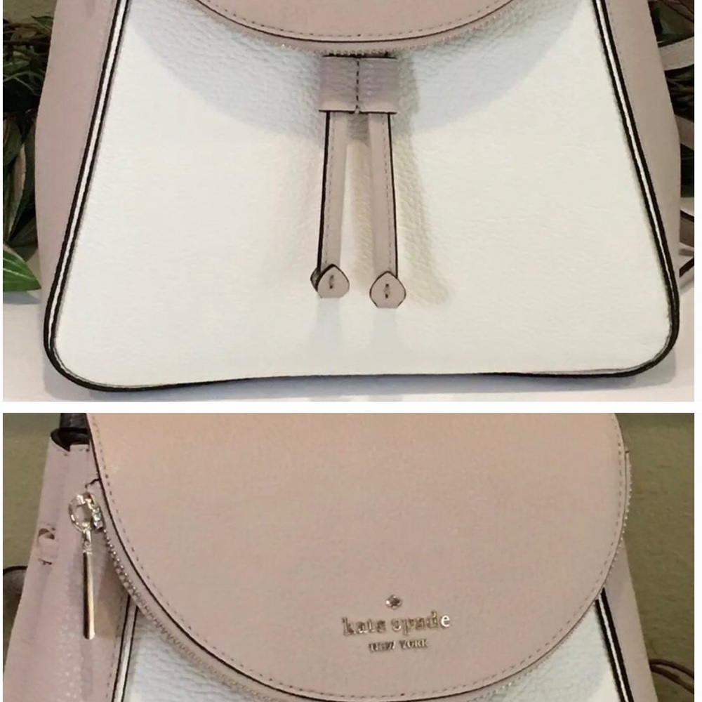 Kate Spade Leila Colorblock backpack/beige and tan
